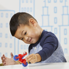 Spiderman set motocicleta si figurina spidey 6 cm - Publisol.ro