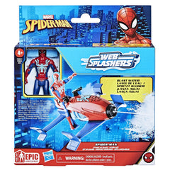 Spiderman set vehicul hydro jet si figurina spider man 10cm, Hasbro - Publisol.ro