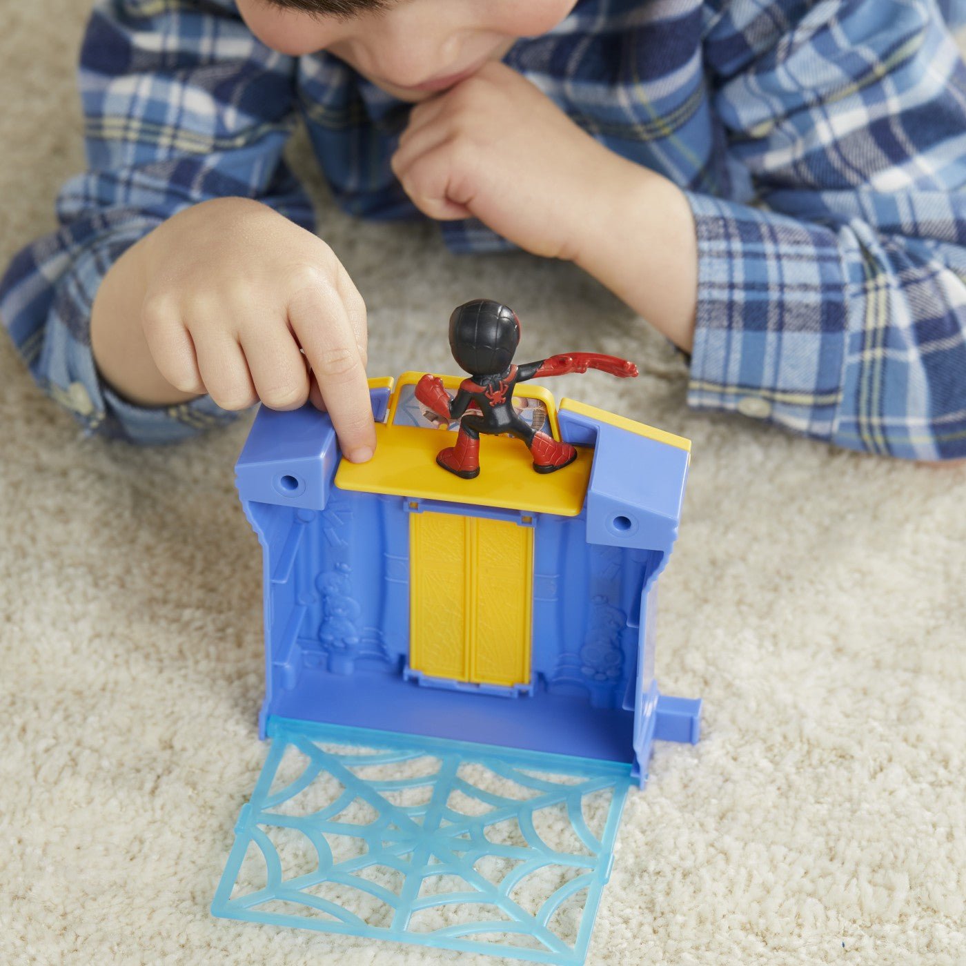 Spidey prietenii extraordinari city bloks set de constructie banca, Hasbro - Publisol.ro