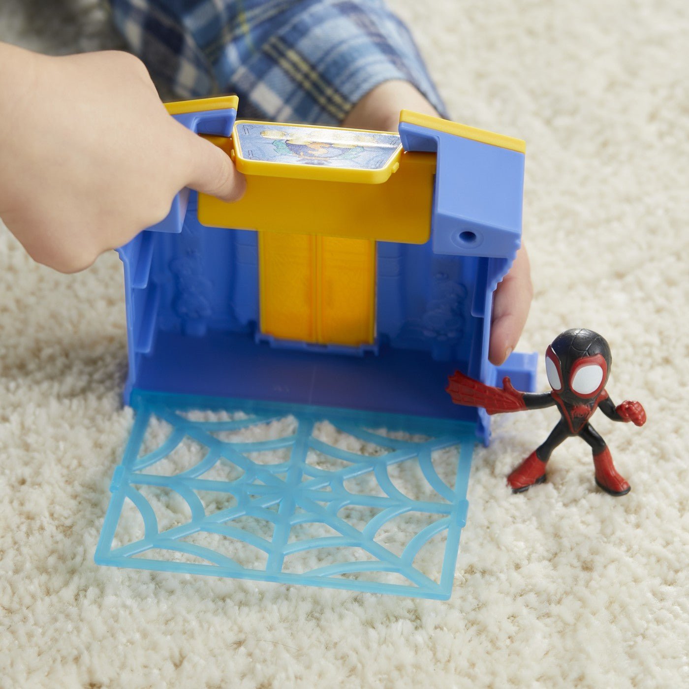 Spidey prietenii extraordinari city bloks set de constructie banca, Hasbro - Publisol.ro