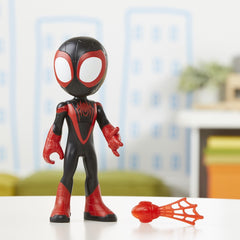 Spidey prietenii extraordinari figurina miles morales spider man supradimensionata 22.8cm, Hasbro - Publisol.ro