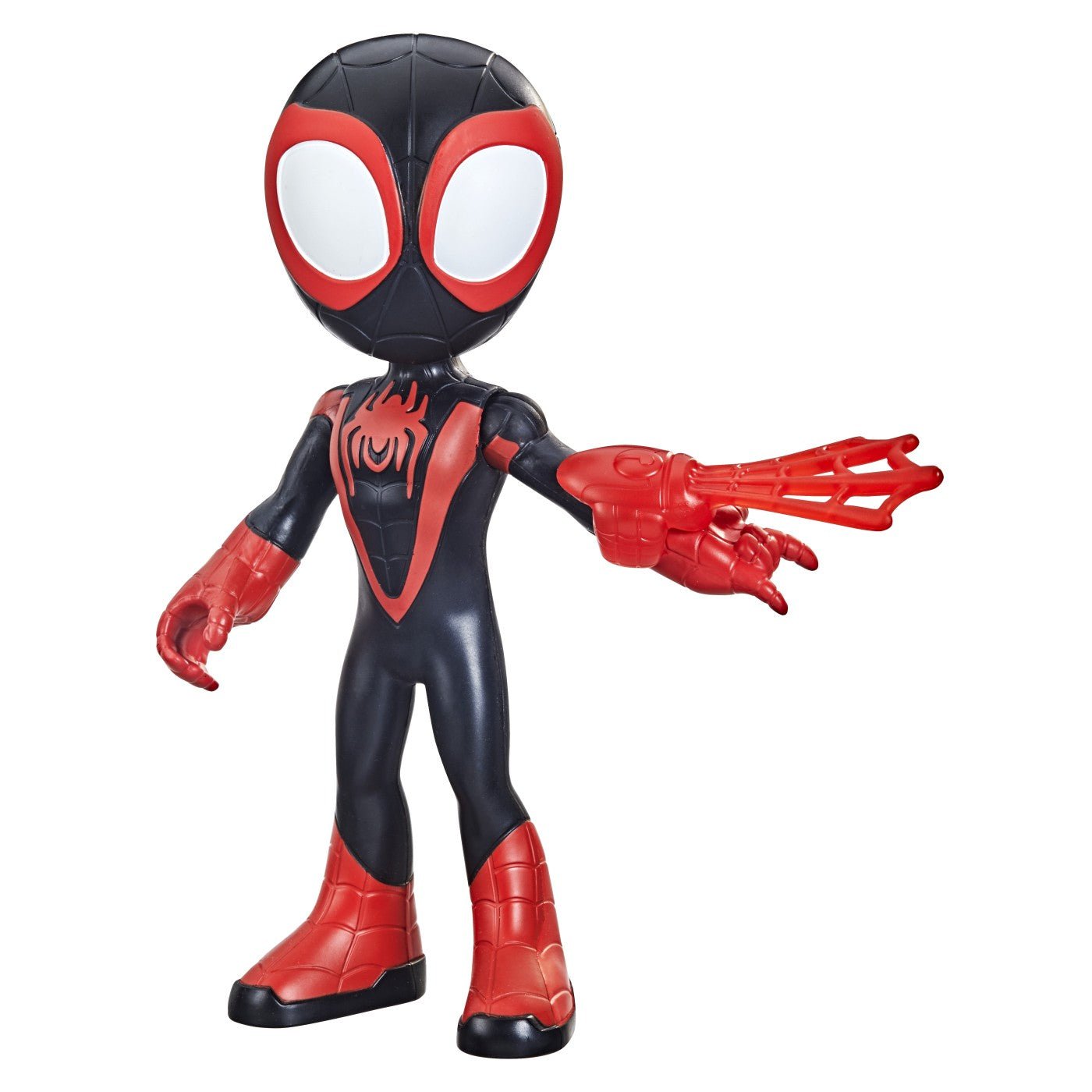 Spidey prietenii extraordinari figurina miles morales spider man supradimensionata 22.8cm, Hasbro - Publisol.ro