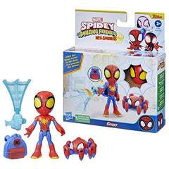 Spidey prietenii extraordinari set figurina spidey 10cm si accesorii, Hasbro - Publisol.ro