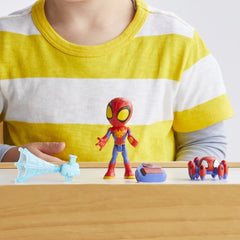 Spidey prietenii extraordinari set figurina spidey 10cm si accesorii, Hasbro - Publisol.ro