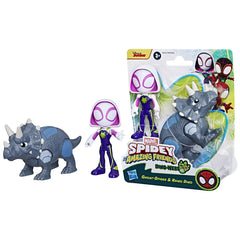 Spidey si prietenii marvel dino webs ghost-spider si rhino dino, Hasbro - Publisol.ro
