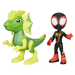 Spidey si prietenii marvel dino webs miles spin morales si marvel's electrosaurus, Hasbro - Publisol.ro
