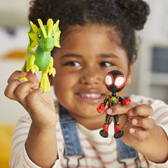 Spidey si prietenii marvel dino webs miles spin morales si marvel's electrosaurus, Hasbro - Publisol.ro
