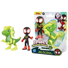 Spidey si prietenii marvel dino webs miles spin morales si marvel's electrosaurus, Hasbro - Publisol.ro