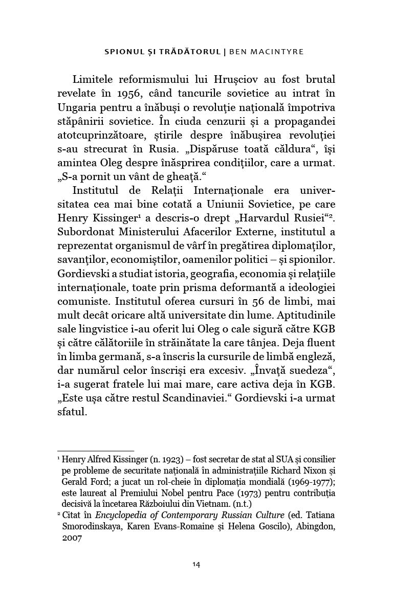 Spionul si Tradatorul - Ben Macintyre - Ed. digitala - PDF - Publisol.ro