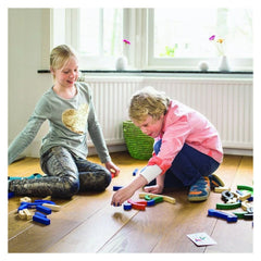Sporturi, joc de constructie mare din lemn, BS Toys - Publisol.ro