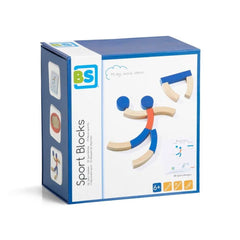 Sporturi, joc de constructie mare din lemn, BS Toys - Publisol.ro