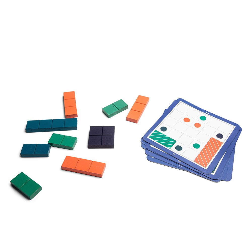 Square Puzzle, joc de logica din lemn, BS Toys - Publisol.ro