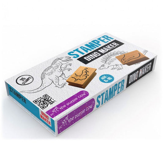 Stampileaza - Dinozauri, Purple Cow - Publisol.ro