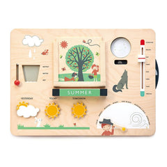 Statia meteo educativa, din lemn premium - Weather Watch - 13 piese - Tender Leaf Toys - Publisol.ro