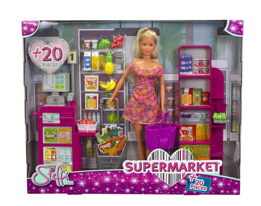 Steffi love papusa steffi la supermarket, Simba - Publisol.ro