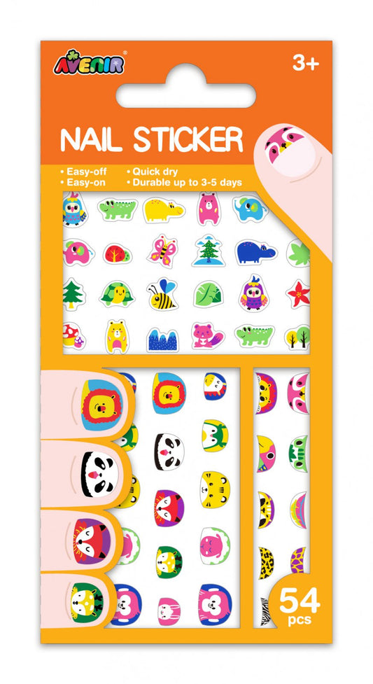 Stickere pentru unghii fosforescente - Animale salbatice - Avenir - Publisol.ro