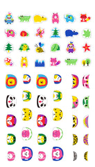 Stickere pentru unghii fosforescente - Animale salbatice - Avenir