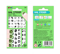 Stickere pentru unghii fosforescente - stralucesc in intuneric - Spatiu - Avenir