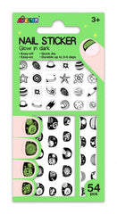 Stickere pentru unghii fosforescente - stralucesc in intuneric - Spatiu - Avenir - Publisol.ro