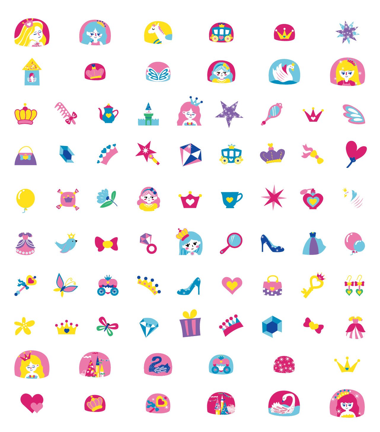 Stickere pentru unghii - Printesa - Avenir - Publisol.ro