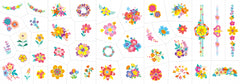 Stickere pentru unghii si tatuaje - Flori - Avenir