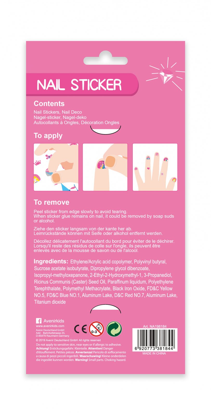 Stickere pentru unghii - Unicorni - Avenir - Publisol.ro