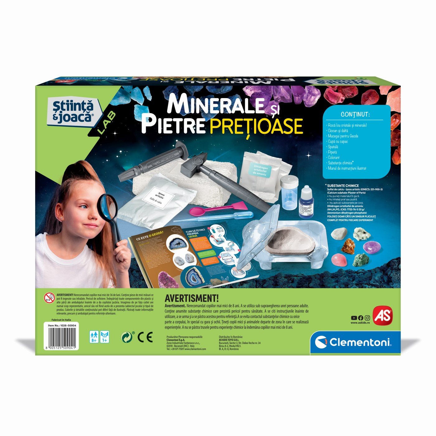Stiinta si joaca minerale si pietre pretioase , AS - Publisol.ro