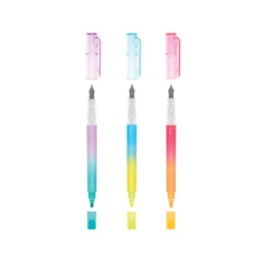 Stilouri duble 2 in 1 cu marker, Writer s Duo - set de 3 - Ooly