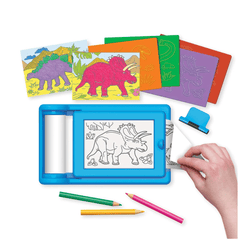 Studio creativ - imprimare prin transfer - Dinozauri - 4M - Publisol.ro