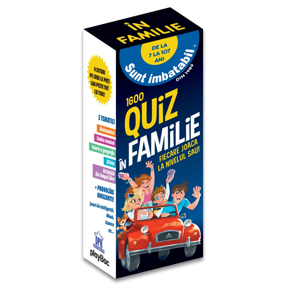 Sunt imbatabil - Quiz în familie, de Playbac Éditions - Publisol.ro