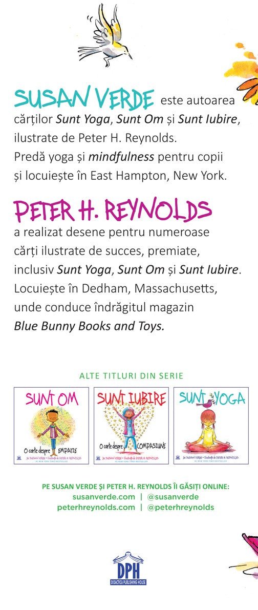 Sunt Pace - o carte despre mindfulness, de Susan Verde, ilustrator Peter H. Reynolds - Publisol.ro