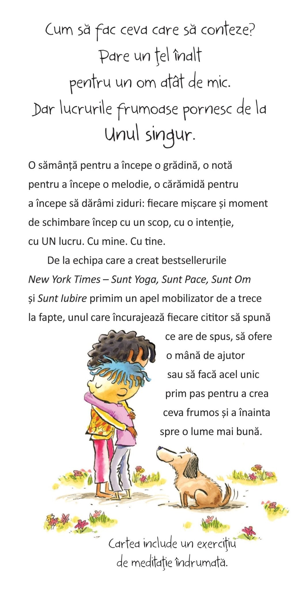 SUNT UNUL - o carte despre acțiune, de Susan Verde - Publisol.ro