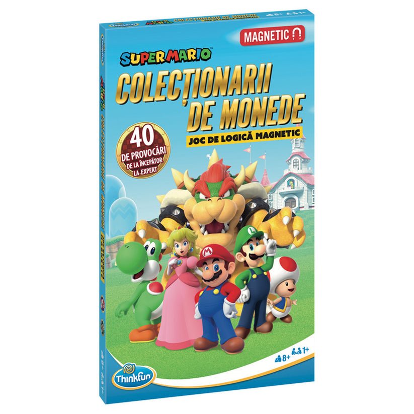 Super Mario Coin Collector, joc de logica magnetic, lb. romana, Thinkfun - Publisol.ro