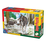 Super Puzzle Animale salbatice - Lupi - Puzzle copii, 35 piese, D - Toys - Publisol.ro