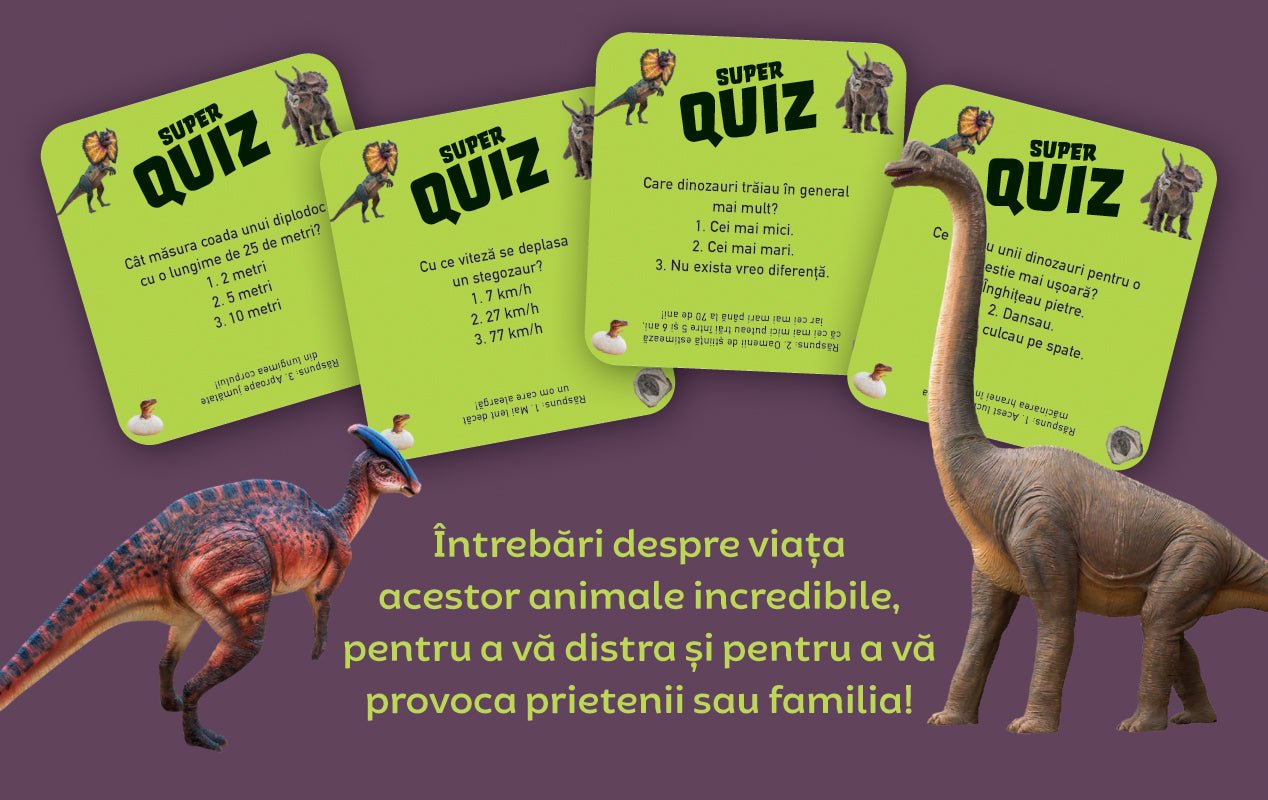 SuperQuiz - Dinozauri, de Aurore Meyer KIDZ - Publisol.ro