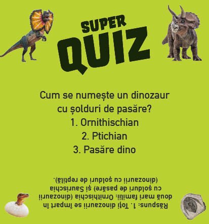 SuperQuiz - Dinozauri, de Aurore Meyer KIDZ - Publisol.ro