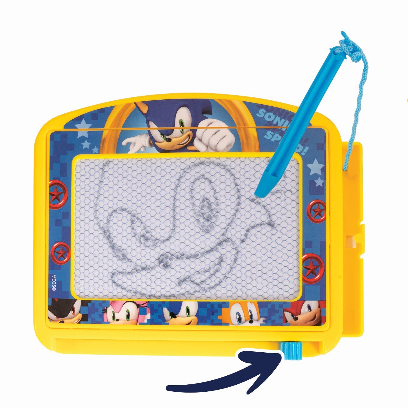 Tabla magnetica de desen sonic the hedgehog, AS - Publisol.ro