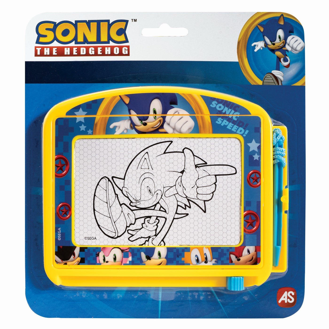 Tabla magnetica de desen sonic the hedgehog, AS - Publisol.ro