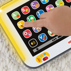 Tableta educativa cu 3 niveluri de dezvoltare limba romana fisher price, Mattel - Publisol.ro