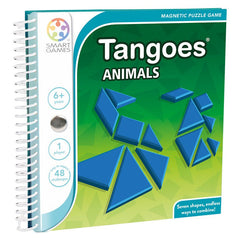Tangoes Animals, joc de logica cu 48 de provocari, 6+ ani, editie internationala, Smart Games - Publisol.ro
