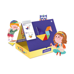 Tangram magnetic - Battle kit, 2 jucatori - mierEdu - Publisol.ro