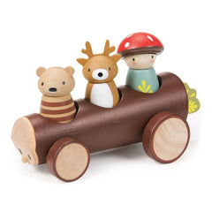 Taxiul Merrywood, din lemn premium - Timber Taxi - Tender Leaf Toys - Publisol.ro