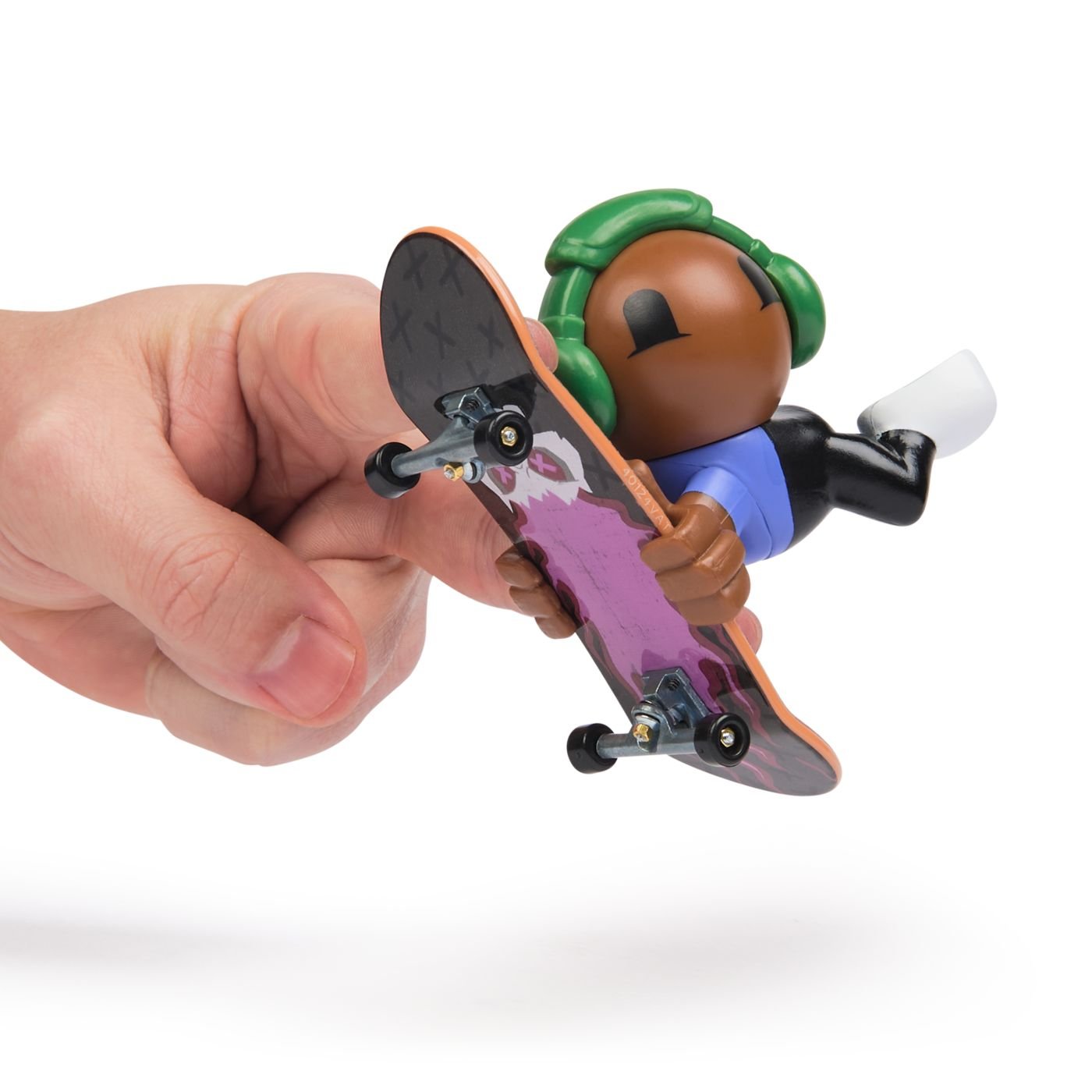 Tech Dech sk8 crew pachet placa si figurina 9.6 cm casti verzi - Publisol.ro
