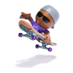 Tech Dech sk8 crew pachet placa si figurina 9.6 cm sapca gri - Publisol.ro