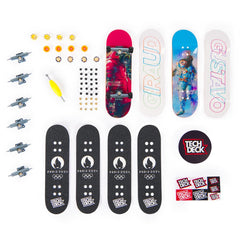 Tech deck pachet 4 piese fingerboard gustavo 9.6cm , Spin Master - Publisol.ro