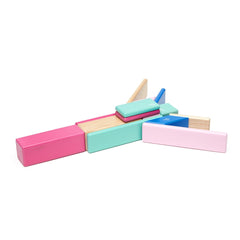 Tegu Blossom, set 14 piese din lemn magnetic - Publisol.ro
