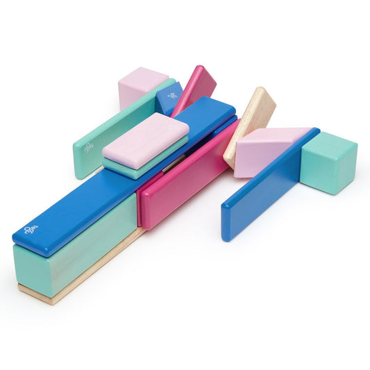 Tegu Blossom, set 24 piese din lemn magnetic - Publisol.ro