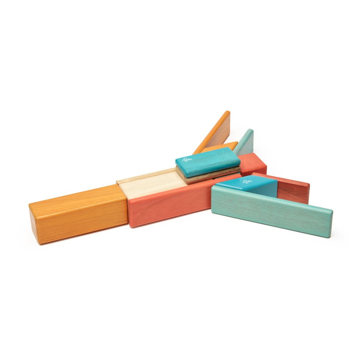 Tegu Sunset, set 14 piese din lemn magnetic - Publisol.ro