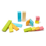 Tegu Tints, set 14 piese din lemn magnetic - Publisol.ro