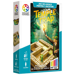 Temple Trap, joc de logica cu 60 de provocari, 7+ ani, editie lb. Romana, Smart Games - Publisol.ro